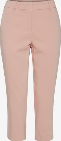 Fransa Slimfit Broek in Roze: voorkant