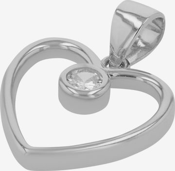 Akzent Pendant '"Dilsa" aus 925 Sterlingsilber, rhodiniert, langlebig' in Silver: front