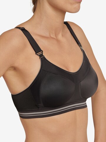 SCHIESSER Minimiser Bra 'High Impact' in Black