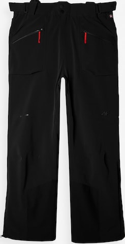 4F - Calças outdoor em preto: frente