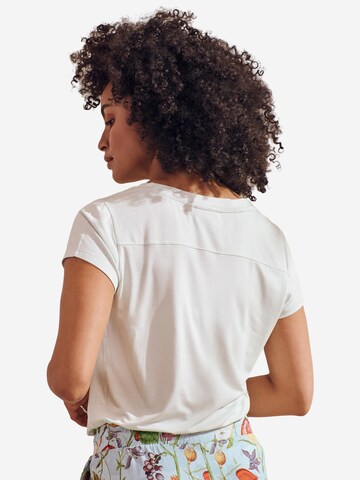 ESSENZA Pajama Shirt 'Luyza' in White