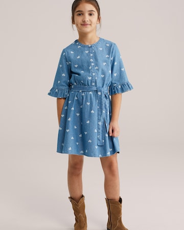 WE Fashion Kleid in Blau