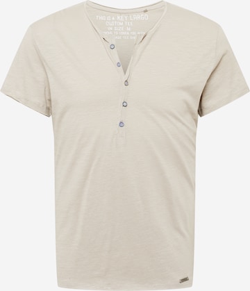 Key Largo Shirt 'LEMONADE' in Grey: front