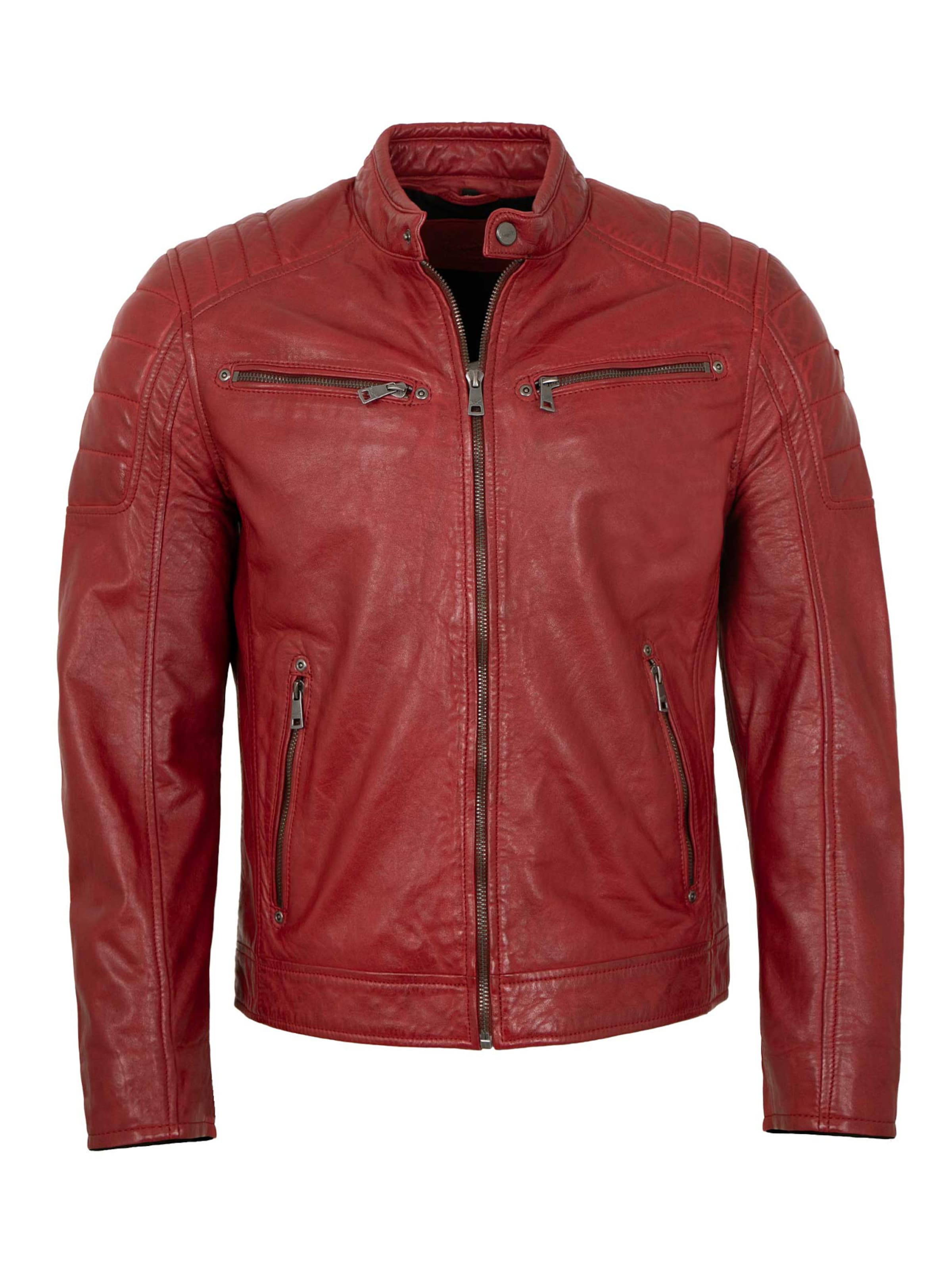 Mauritius Between-Season Jacket 'MMDerry' in Red: front