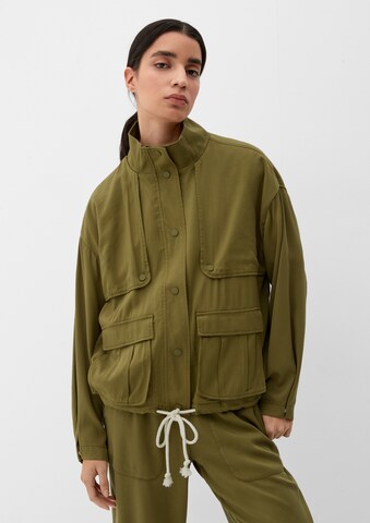 s.Oliver Between-Season Jacket in Green: front