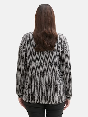 Tom Tailor Women + Shirt in Grijs