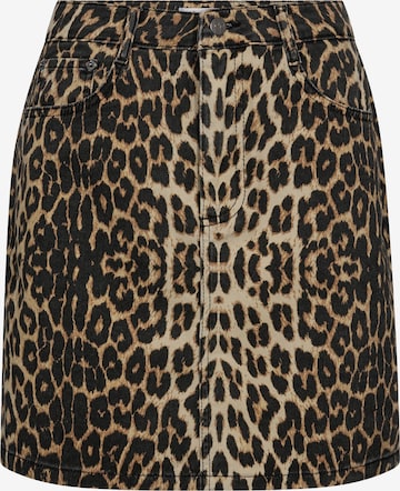 Jupe 'Leo' co'couture en vert : devant