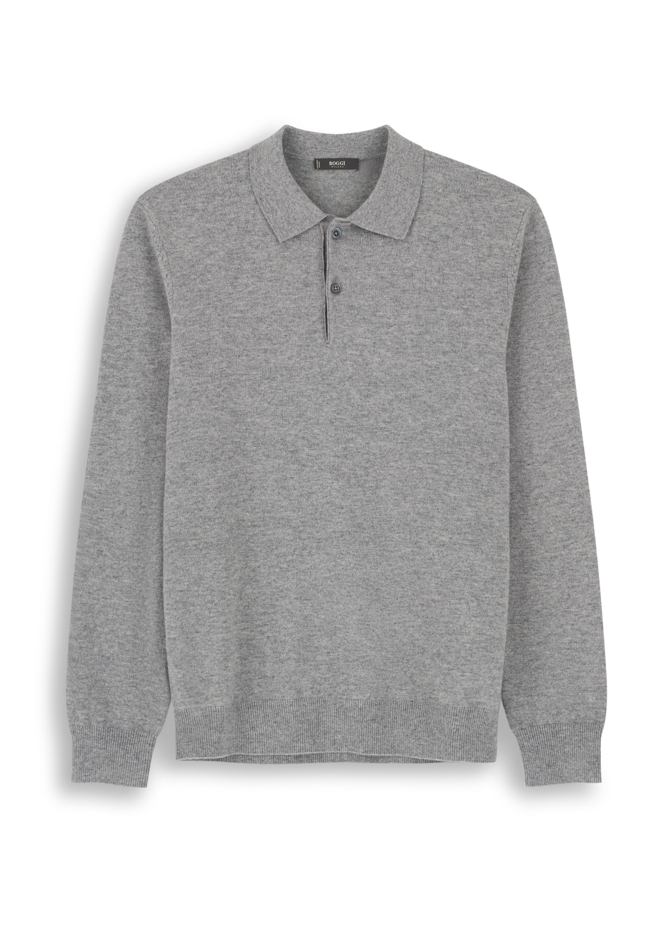 Sweat-shirt Boggi Milano en gris : devant