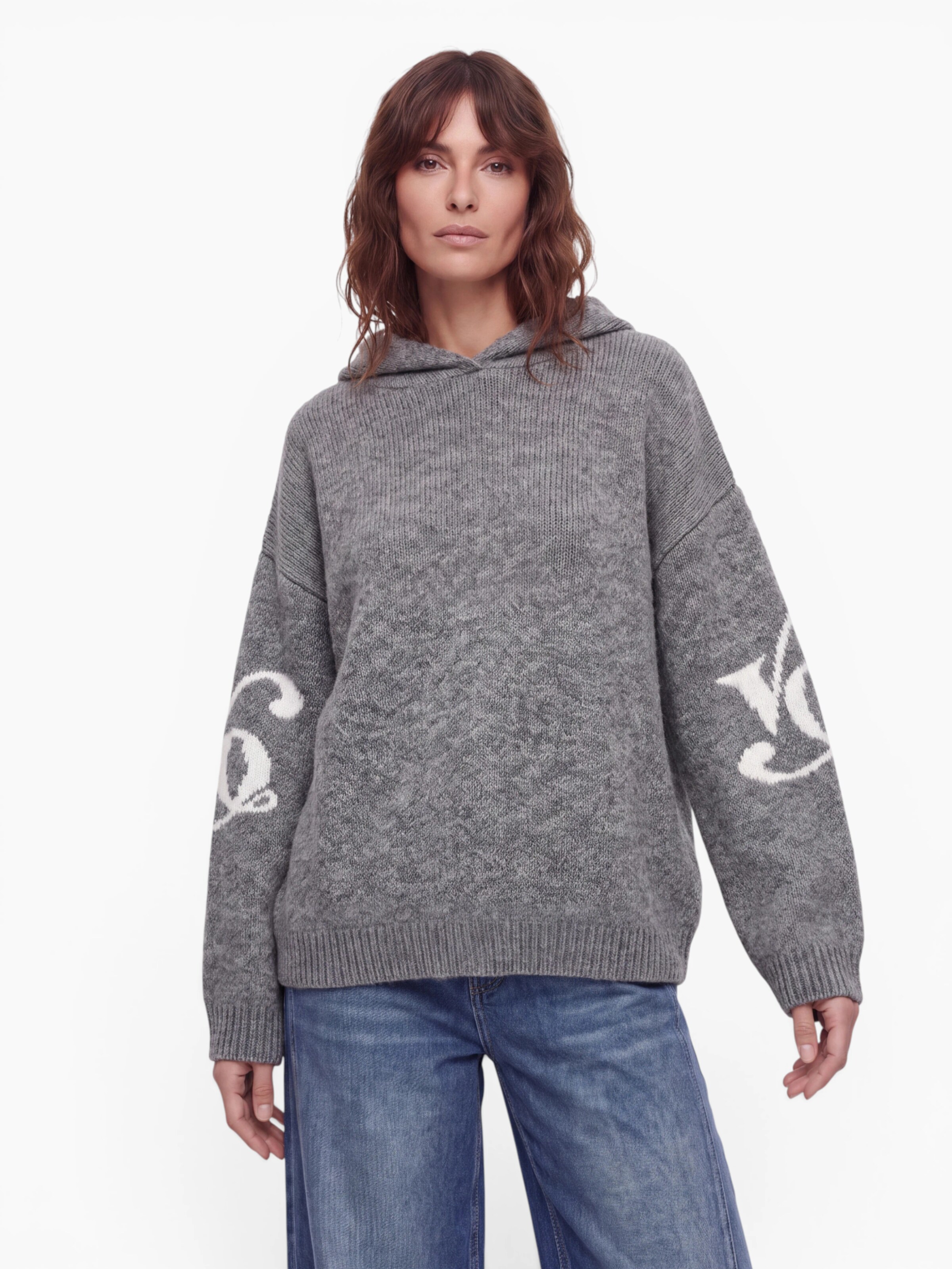Pullover di VERSTIQUE in grigio: frontale