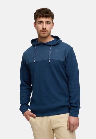 INDICODE JEANS Sweatshirt 'Tommaso' in Blue: front
