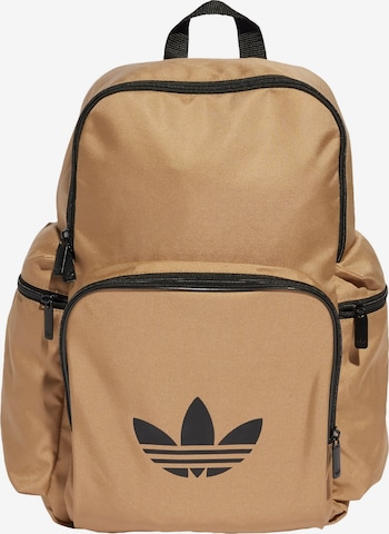 ADIDAS ORIGINALS Seljakott 'Adicolor', värv pruun: eest vaates