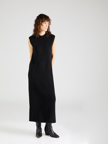 DRYKORN Knitted dress 'ELYRA' in Black: front