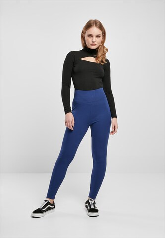 Urban Classics Skinny Leggings in Blauw