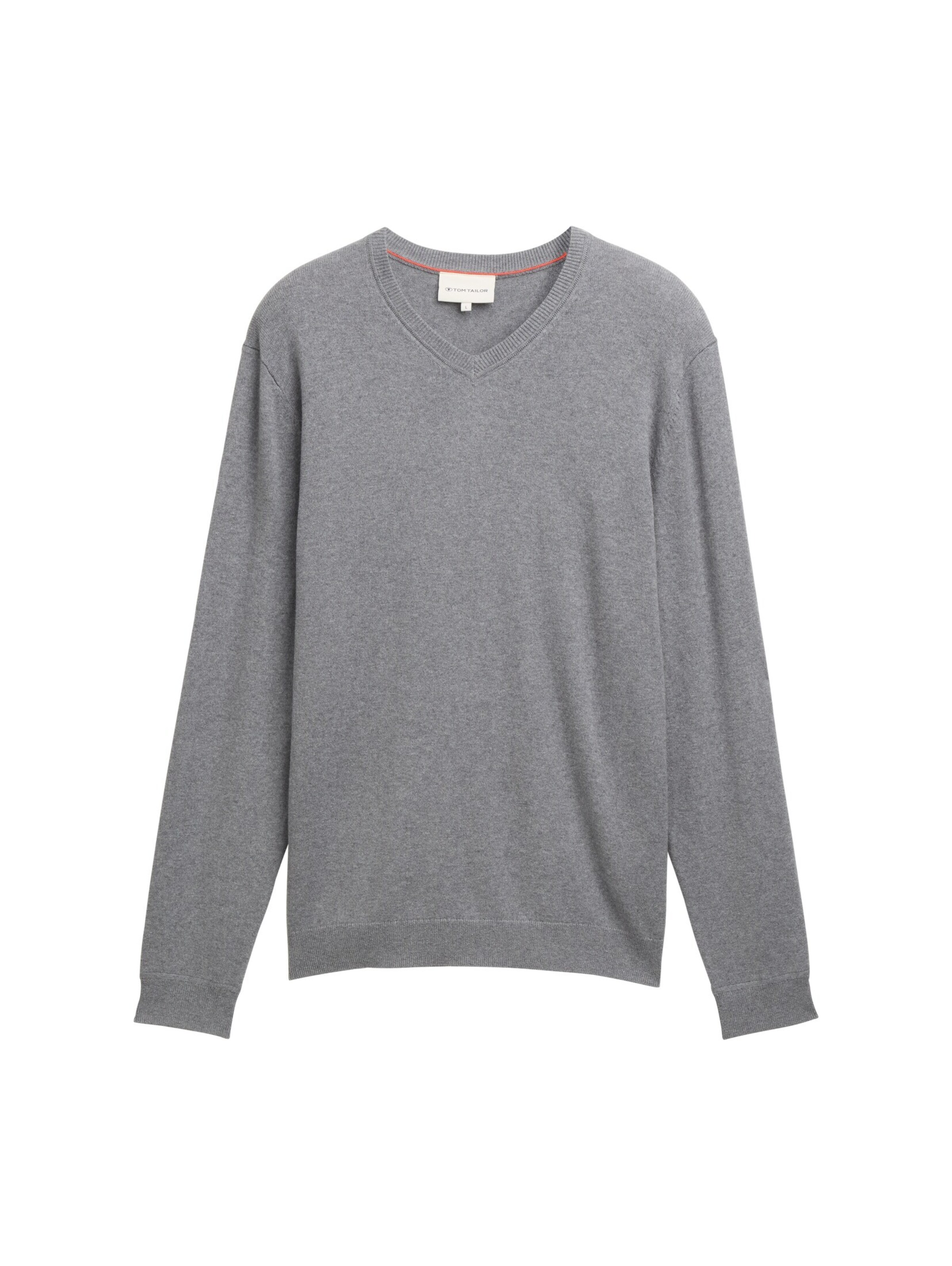 TOM TAILOR Trui in Grijs: voorkant