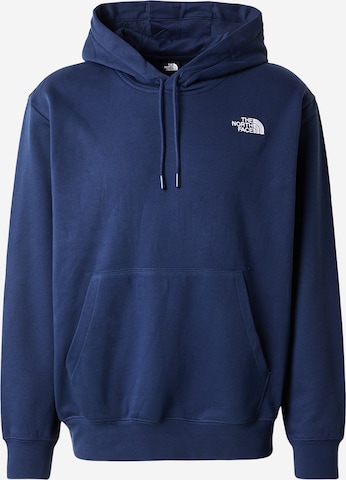 Sweat-shirt 'ESSENTIAL' THE NORTH FACE en bleu : devant