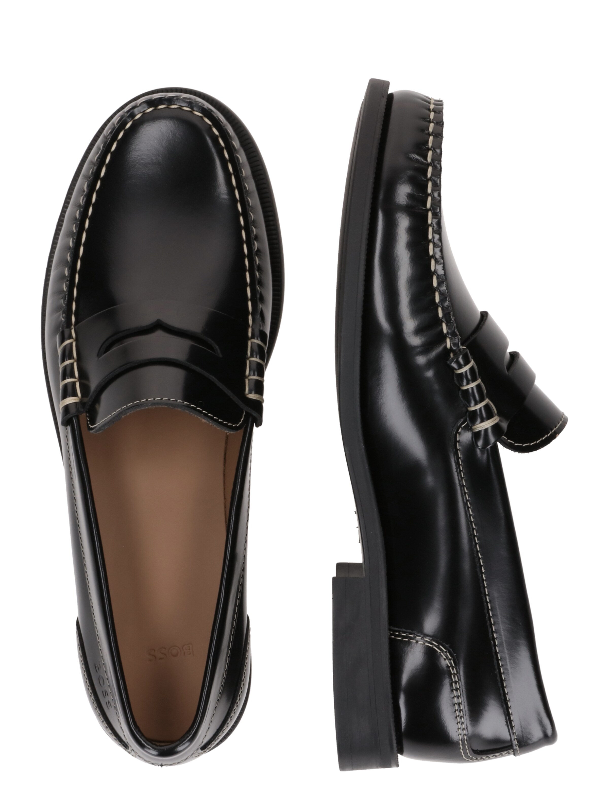 BOSS Moccasins 'Lycia' in Black