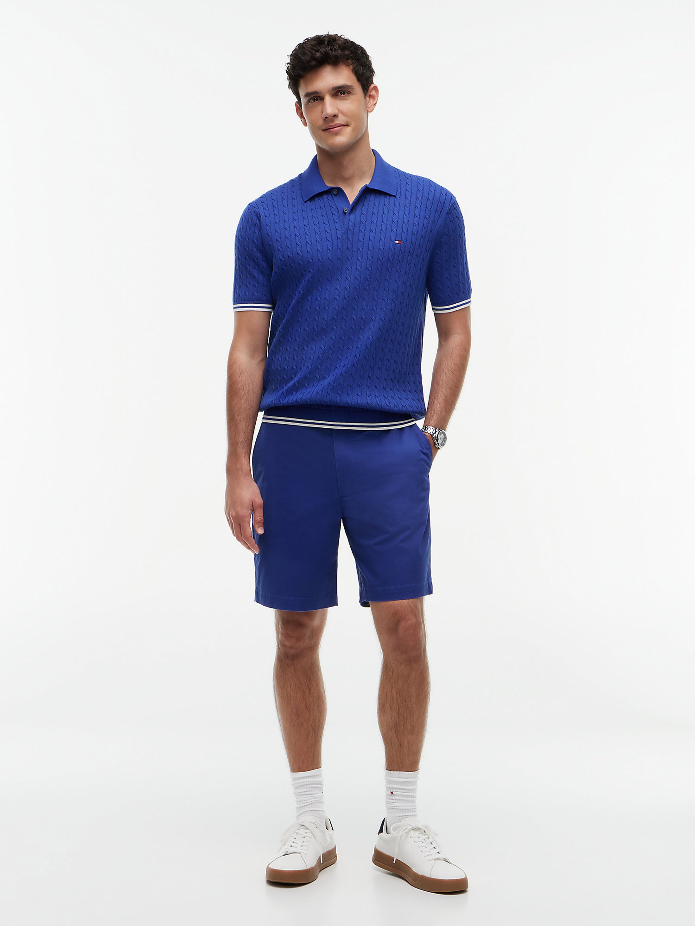 TOMMY HILFIGER Regular Shorts in Blau