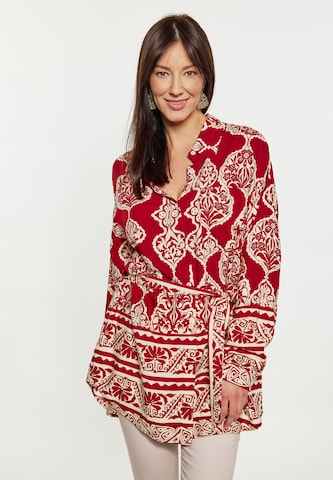 Usha - Blusa en rojo: frente