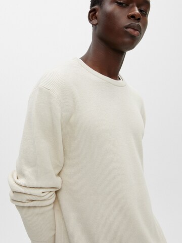 Pull-over Pull&Bear en blanc