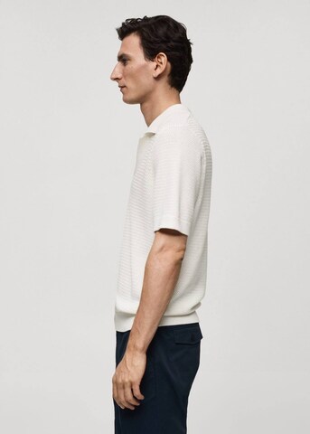 MANGO MAN T-Shirt 'Cesare' in Weiß