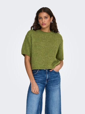 JDY Πουλόβερ 'JDYLINEA' σε πράσινο: μπροστά