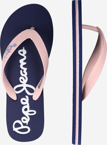 Flip-flops de la Pepe Jeans pe roz