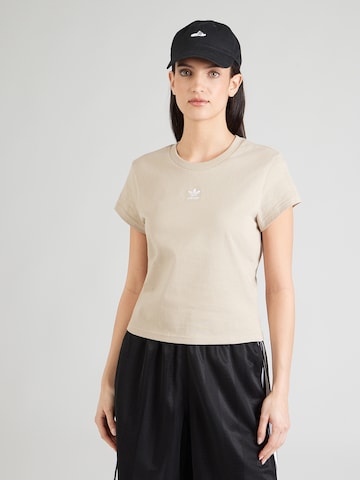T-shirt 'Essentials' ADIDAS ORIGINALS en noir : devant