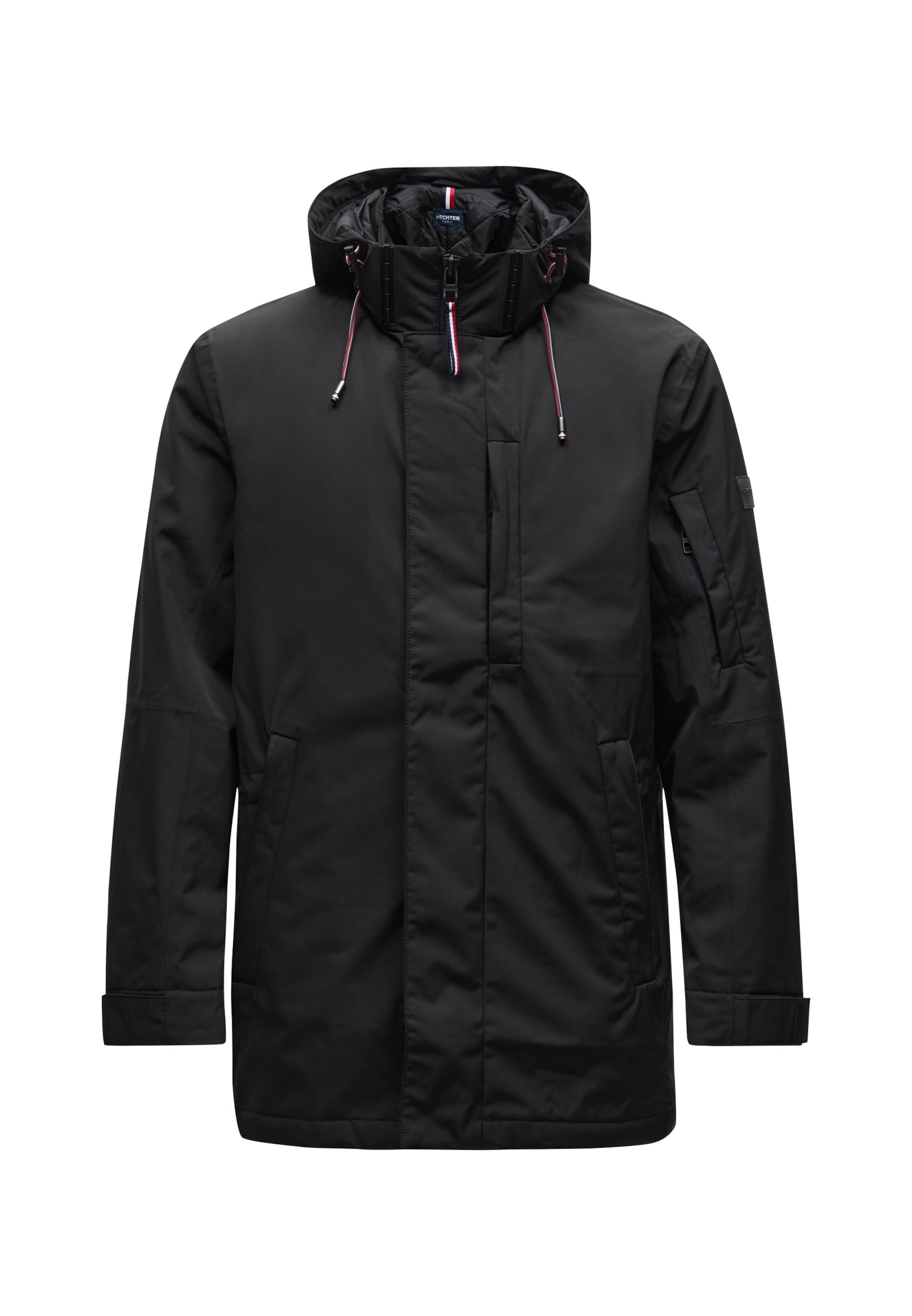Veste mi-saison HECHTER PARIS en noir : devant