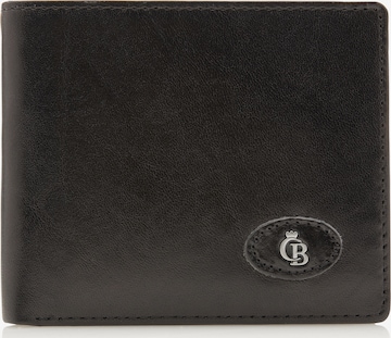 Portamonete 'Gaucho' di Castelijn & Beerens in nero: frontale