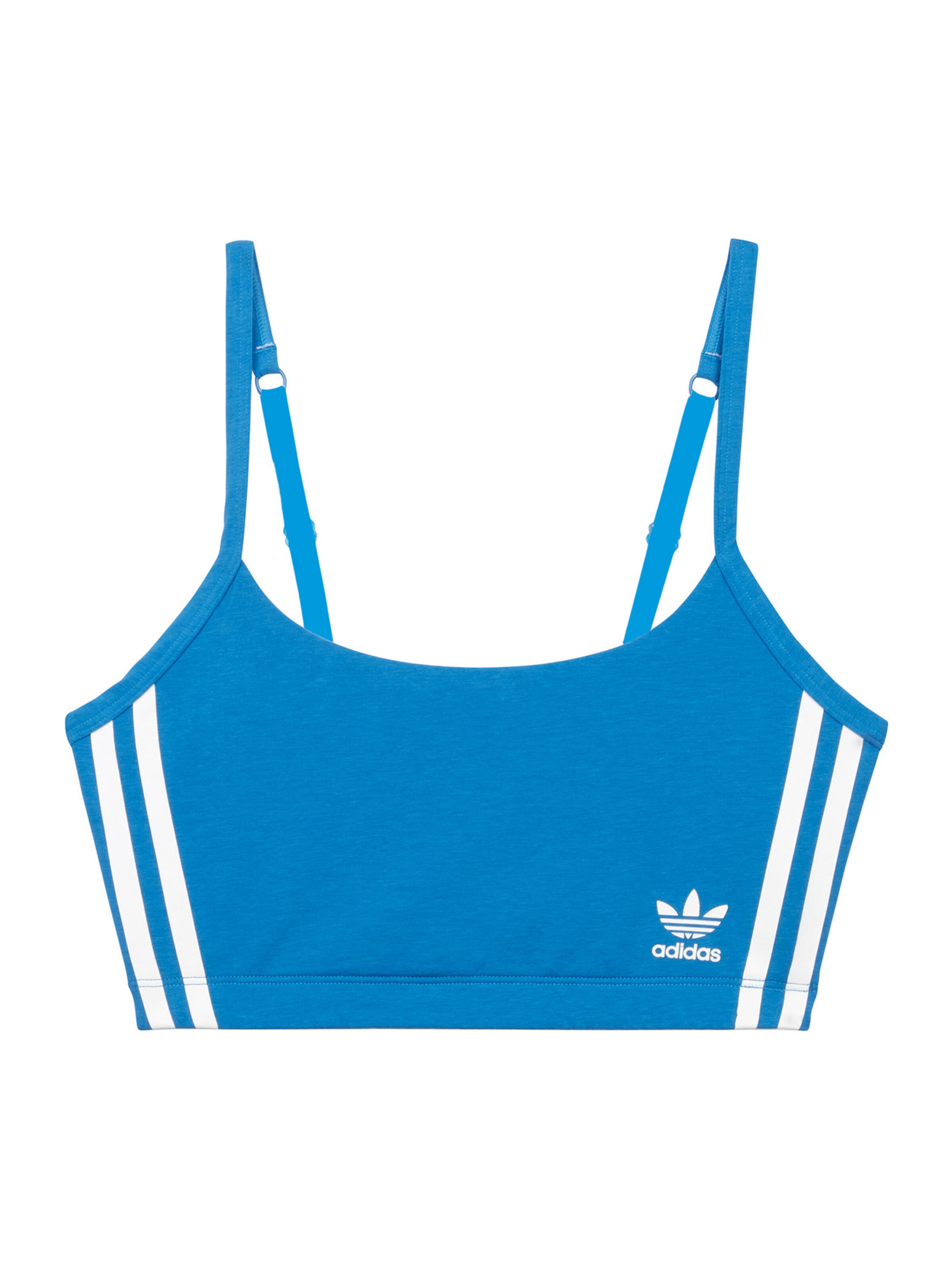 ADIDAS ORIGINALS Bra 'Scoop Originals' in Blue: front