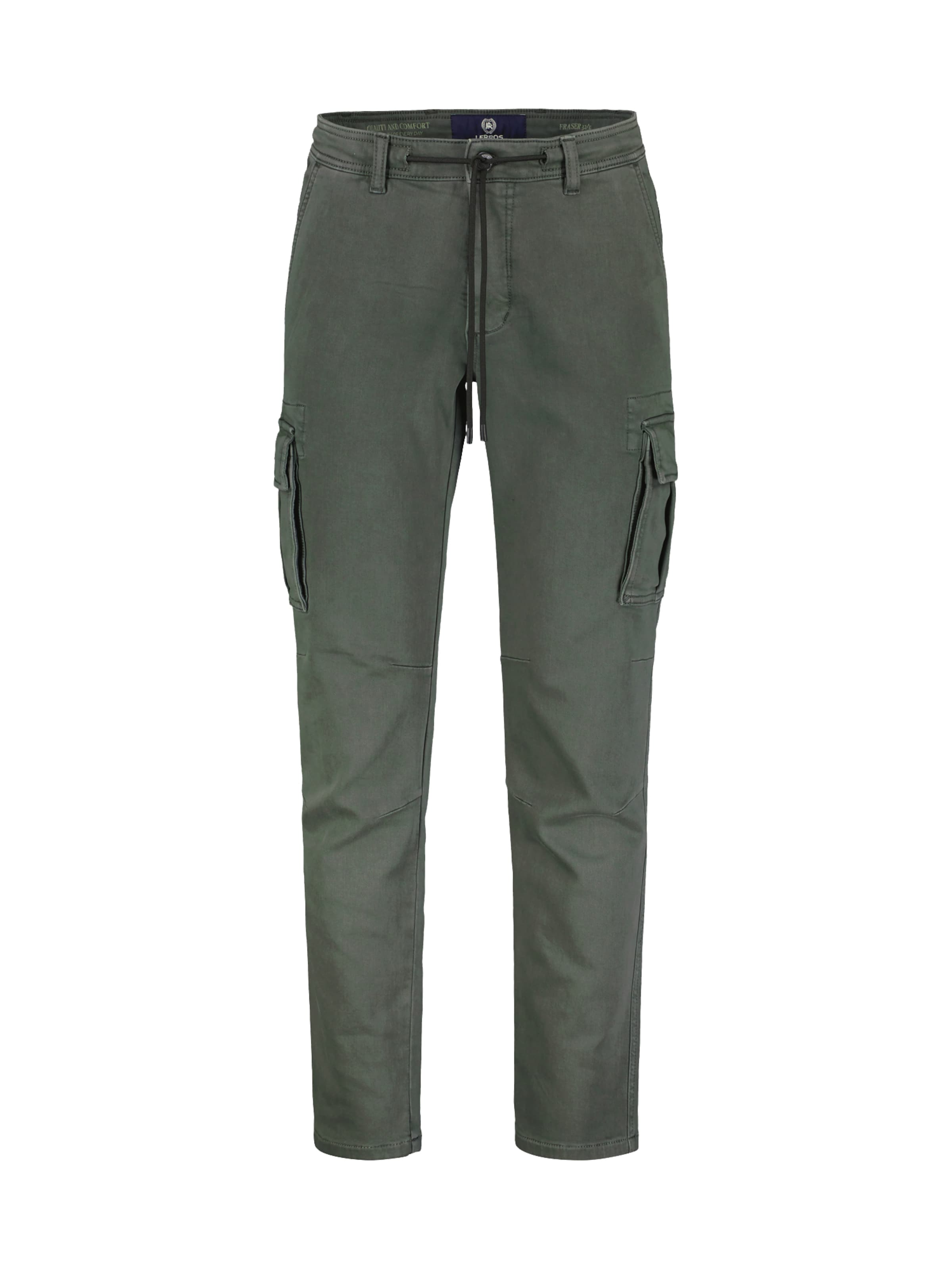 Regular Pantalon cargo LERROS en vert : devant