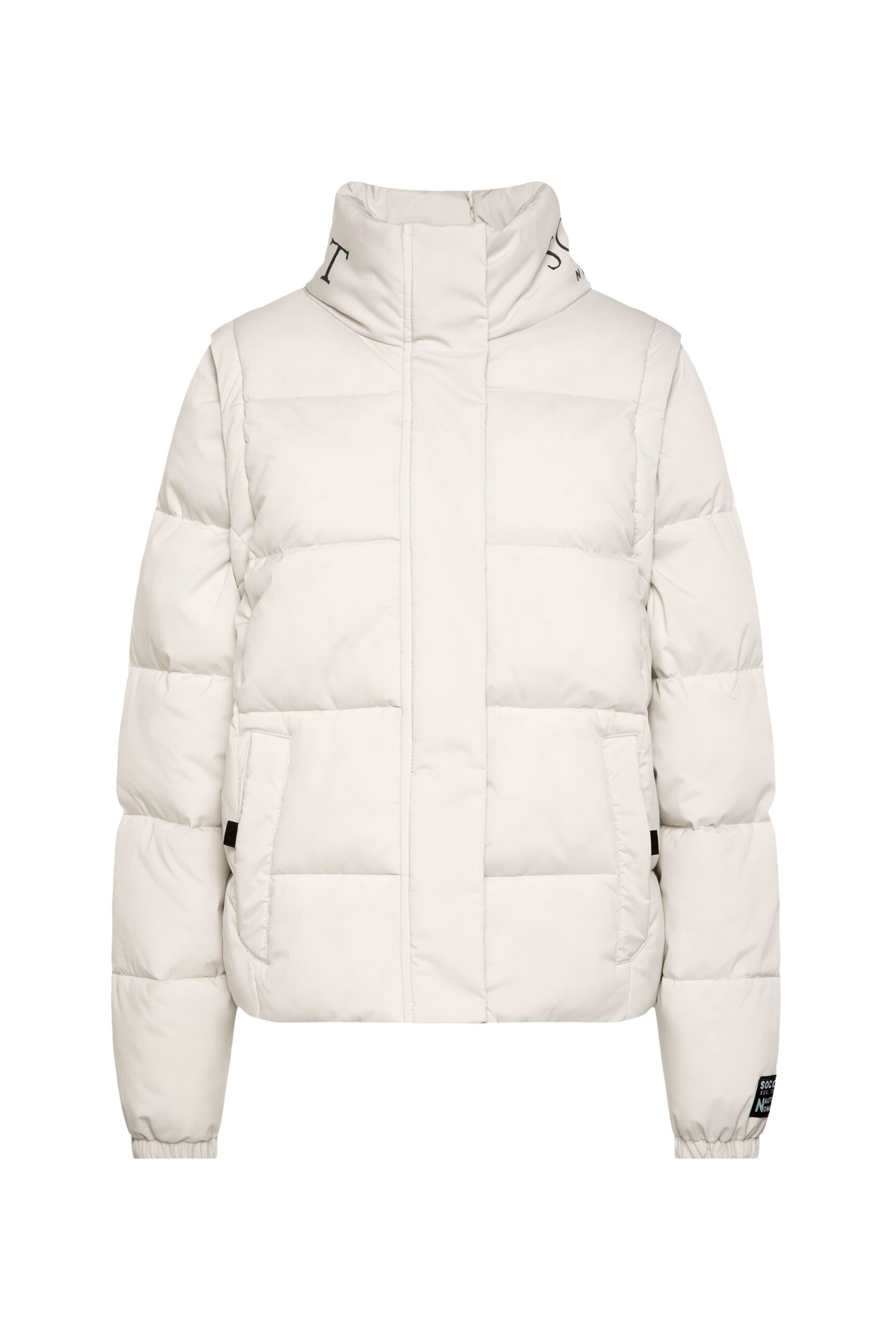 Soccx Steppjacke in Weiß: Vorderseite
