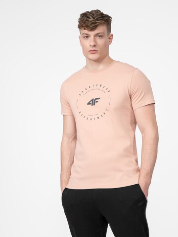4F Funkční tričko – pink: přední strana