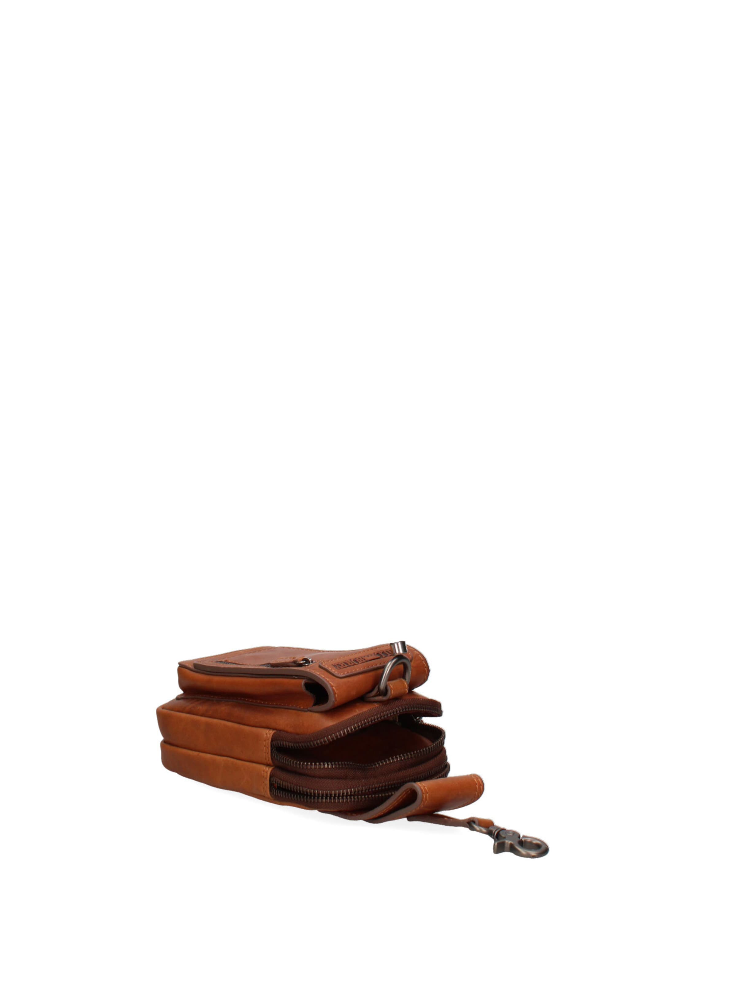 HILL BURRY Belt bag in Brown: front