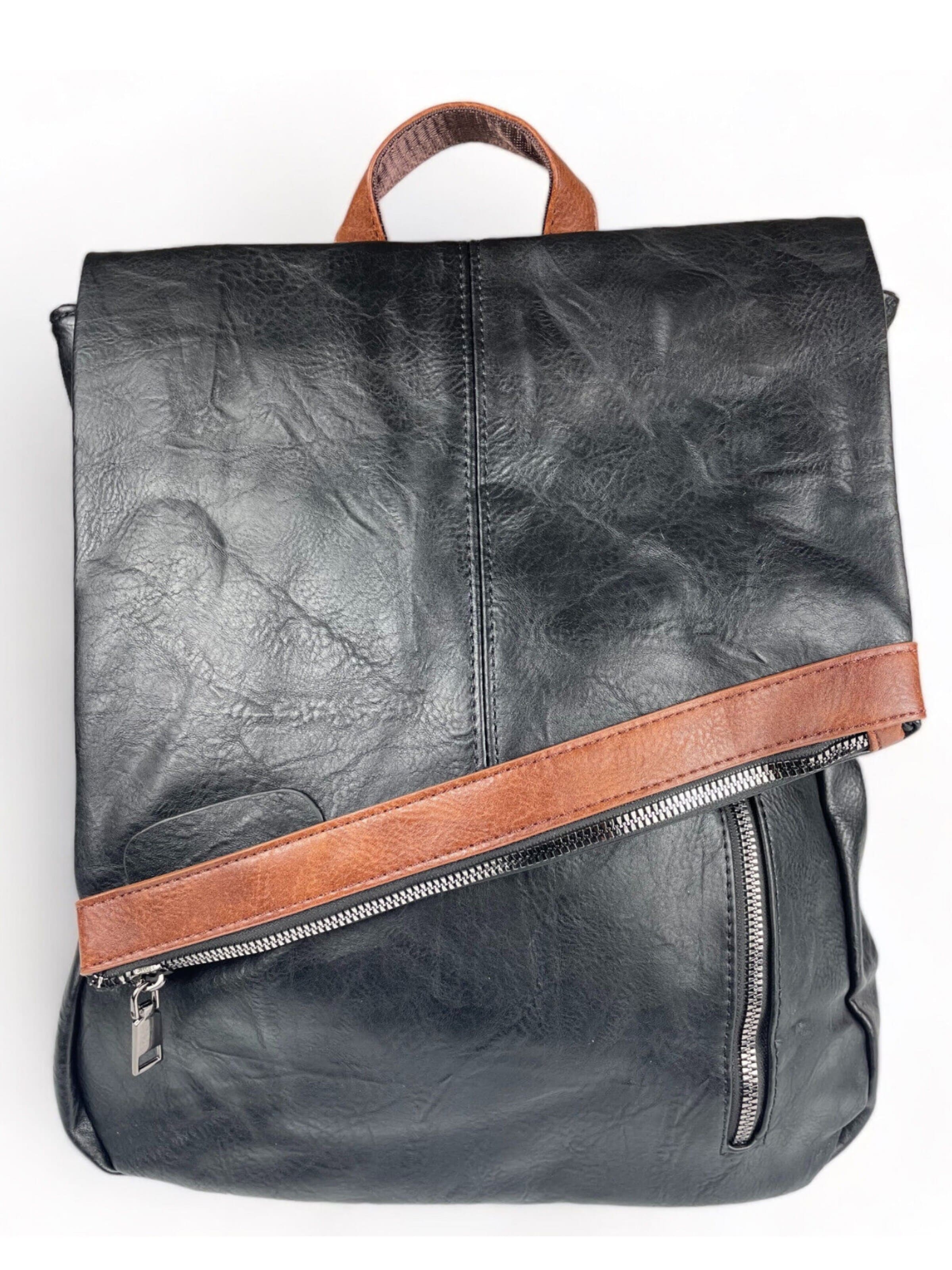 Kumixi Rugzak '2in1 Rucksacktasche' in Bruin: voorkant