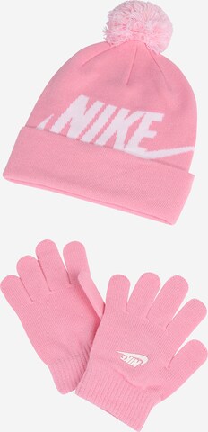 Nike Sportswear Set in Pink: front