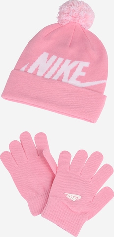 Nike Sportswear Set in Pink: front