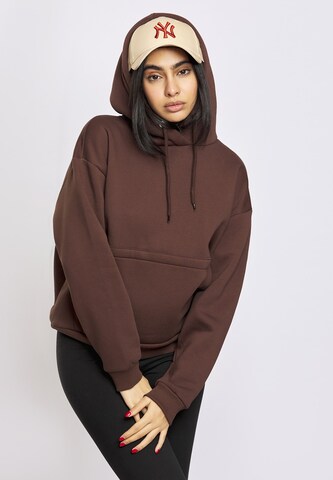 FRESHLIONS Sweatshirt 'Balina' in Bruin: voorkant