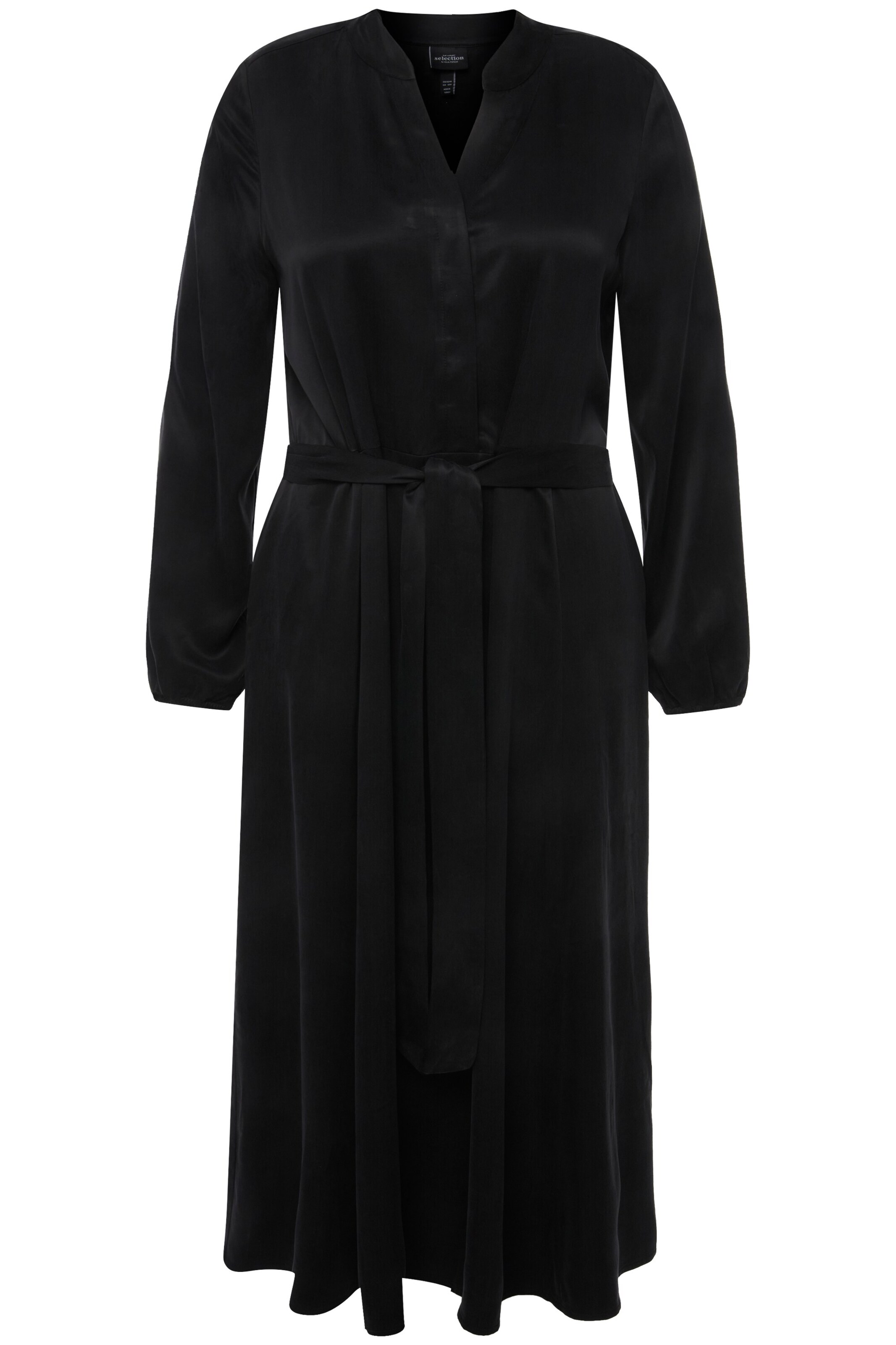 Ulla Popken Kleid in Schwarz: Vorderseite