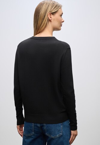 STREET ONE Pullover in Schwarz