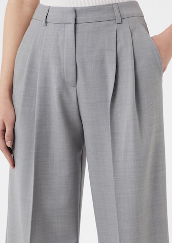 COMMA Flared Broek in Grijs