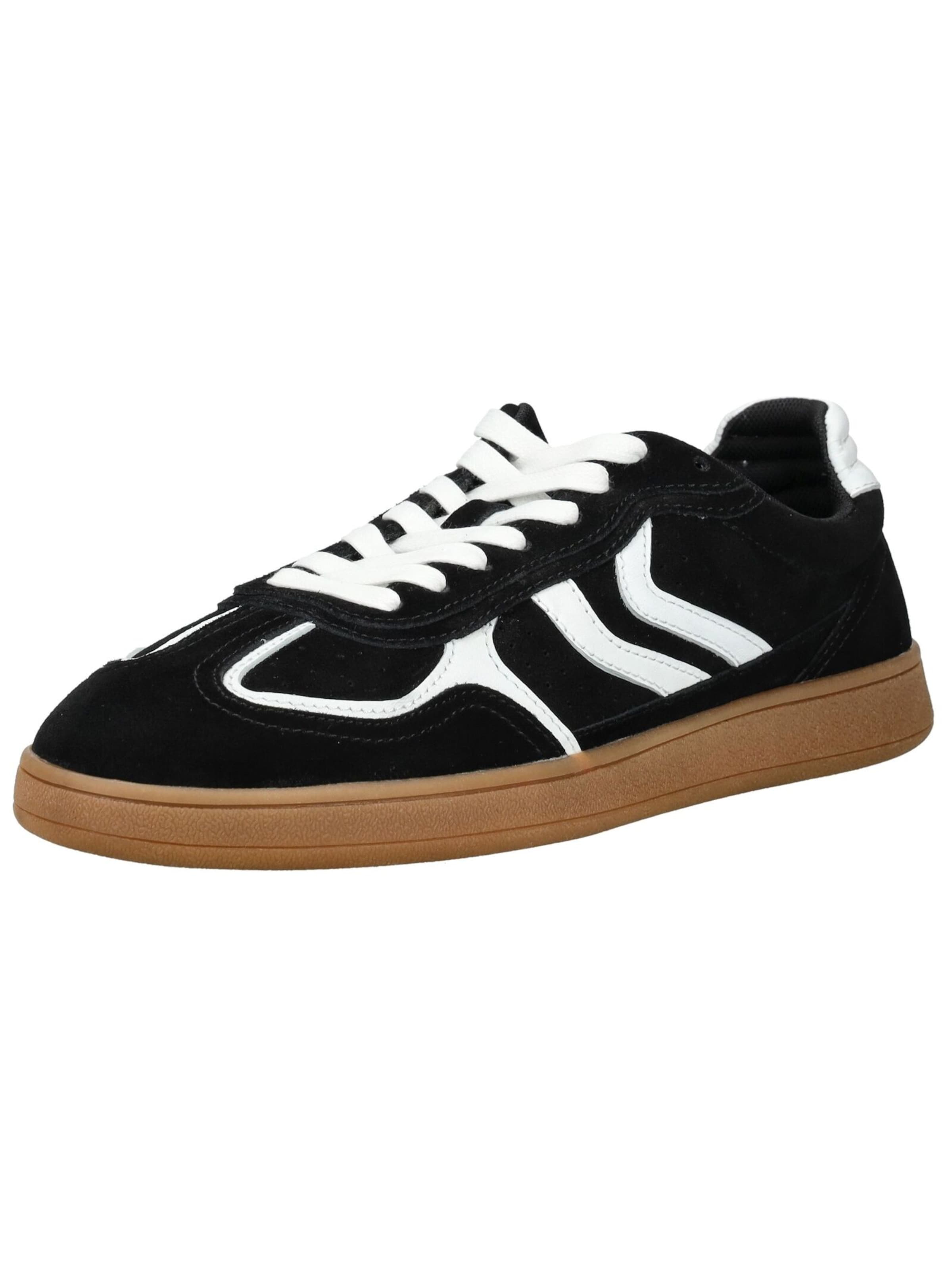 STEVE MADDEN Platform trainers in Black: front