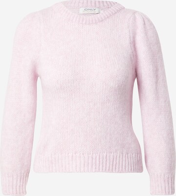 ONLY Sweater 'Benin' in Pink: front
