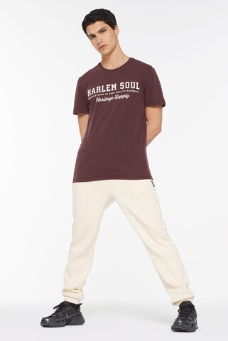 Harlem Soul T-Shirt 'MEL-BOURNE' in Rot