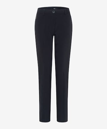 BRAX Regular Панталон с ръб 'Maron' в черно: отпред