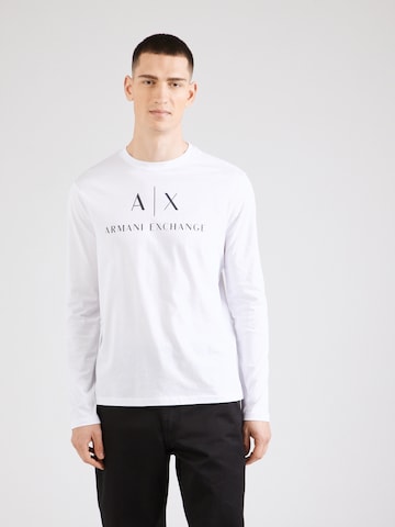 ARMANI EXCHANGE Shirt in White: front