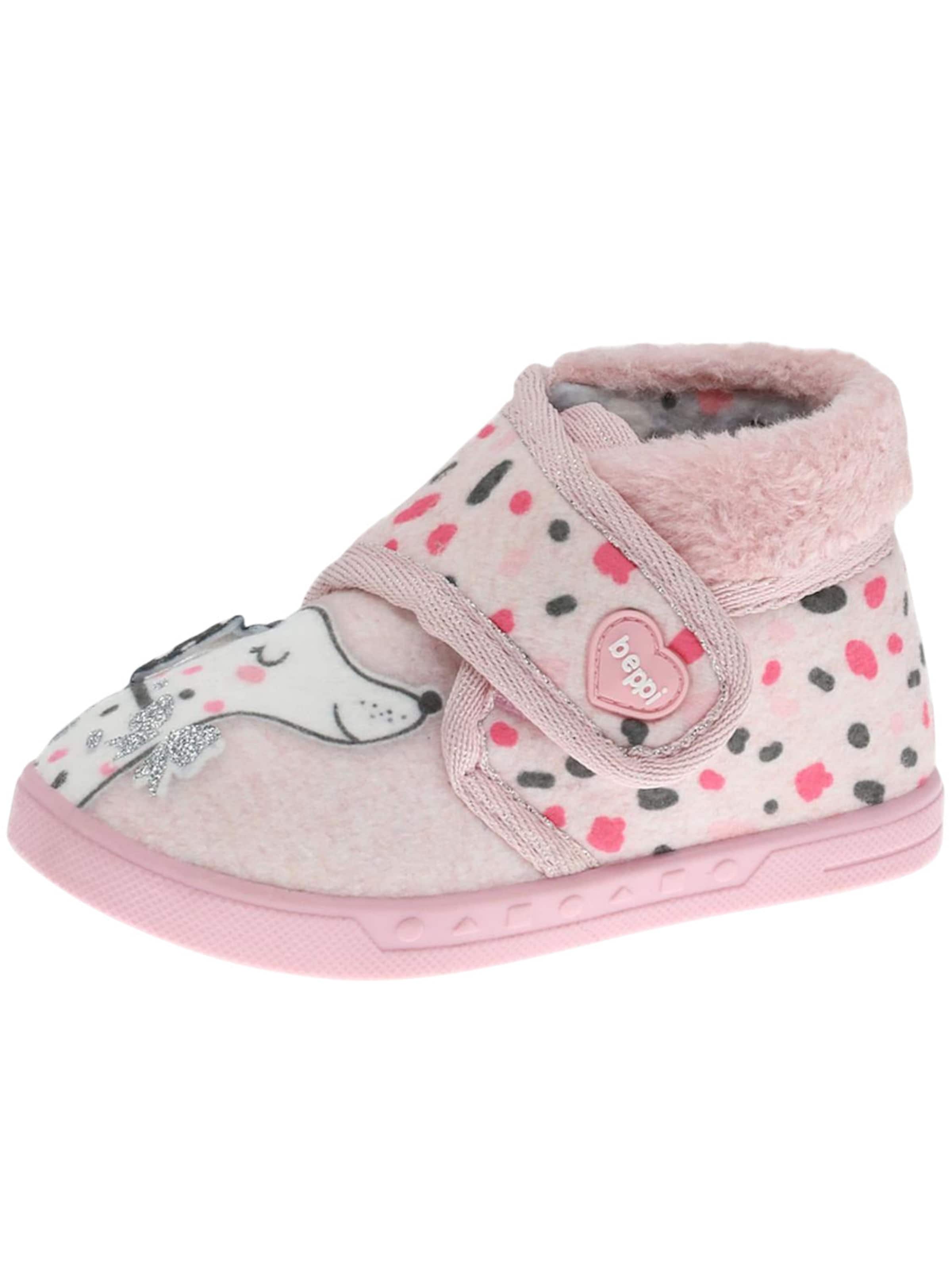 Beppi Hausschuh 'Indoor Shoe' in Pink: Vorderseite
