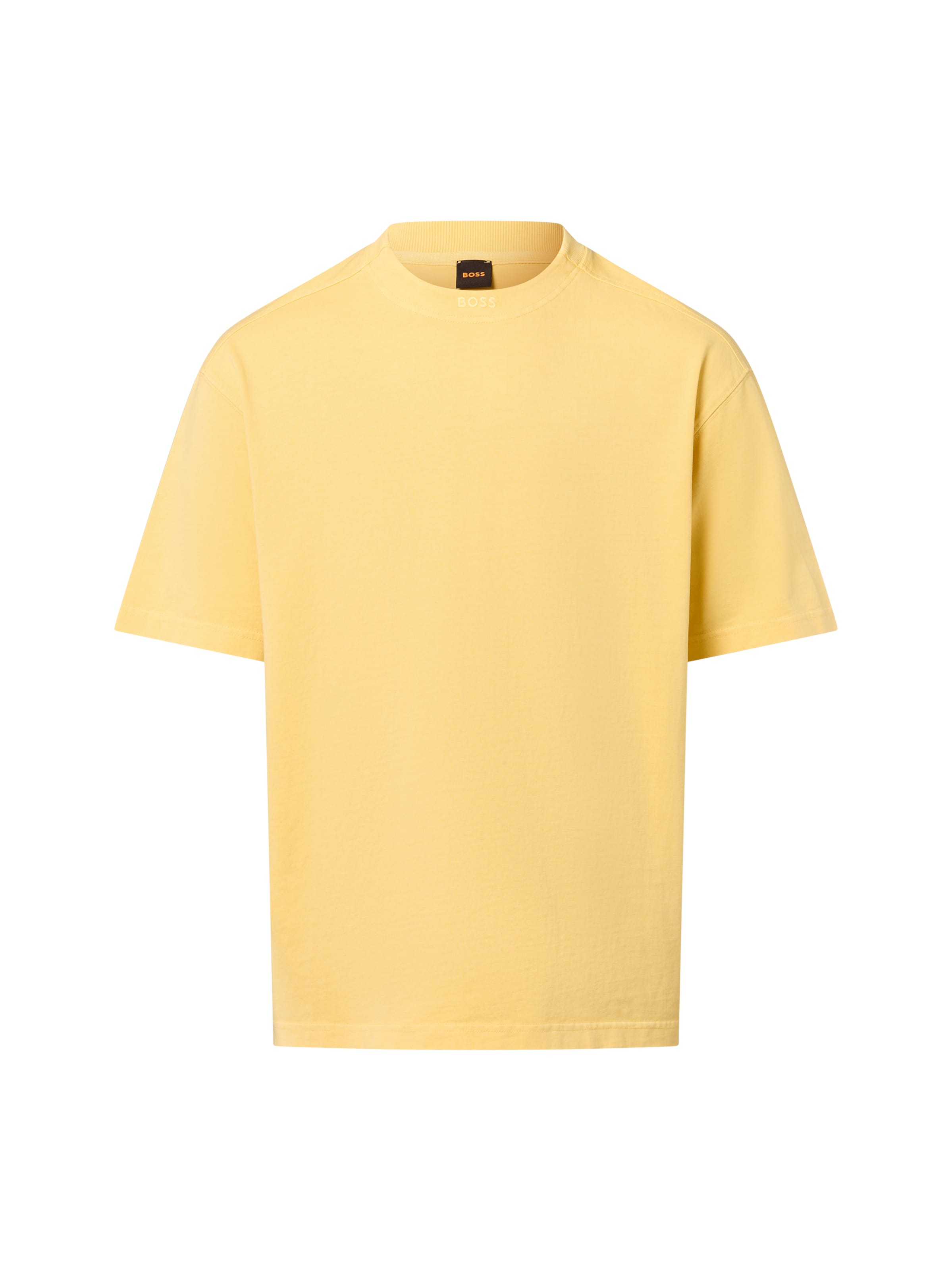 BOSS Shirt ' Te_Dye ' in Yellow: front