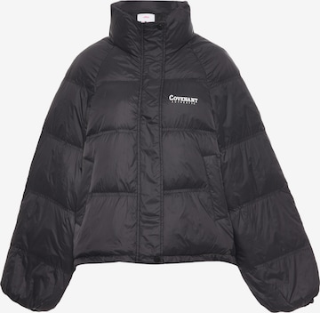 MYMO Between-season jacket in Black: front