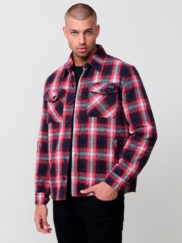 KOROSHI Regular fit Ing - piros: elől